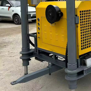 อุปกรณ์ขุดเจาะบ่อน้ำใต้ดินพร้อมปั๊มโคลนรถขุดเครื่องยนต์ดีเซลแบบพกพา300เมตร - Product Image 2