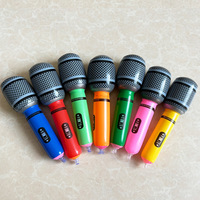 MART Personnalisé Publicité Pvc Gonflable Microphone Jouets Microphone Modèle pour Musique Événement Décoration Promotion