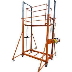 Controle dobrável plataforma levantamento do andaime do elevador elétrico do andaime para a construção civil exterior - Product Image 5