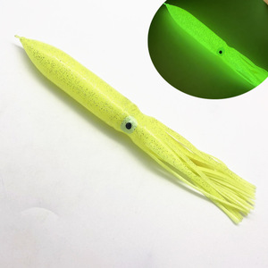 Leurre souple de qualité supérieure 30cm 55g en forme de pieuvre/calamar avec jupe pour la pêche au trolling en eau salée de kokanee et de thon, matériel de pêche au gros gibier - Product Image 4
