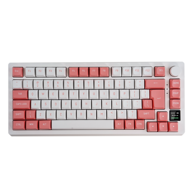 MK75 Max 75% Hot Swappable Mechanical Gaming Keyboard 82 Keys Multi Color RGB LED Backlit for PC/Mac Gamer ISO ES Spanish Layout