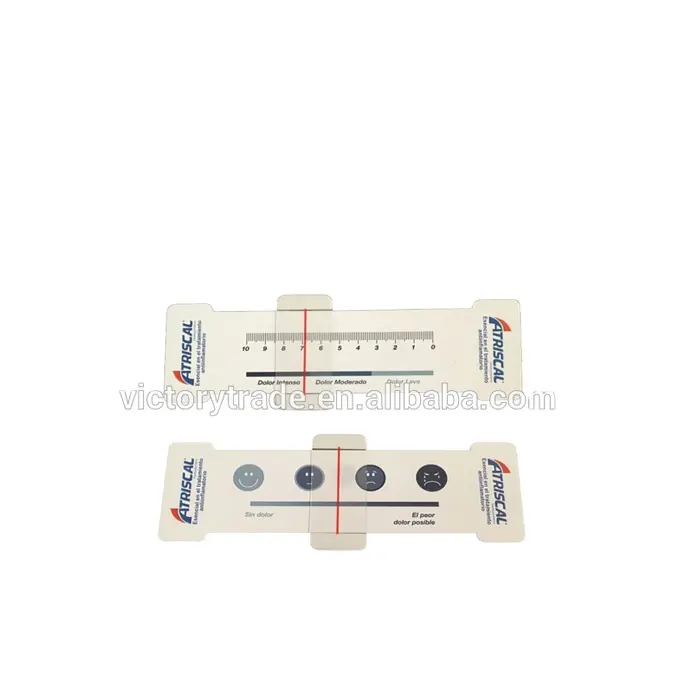 V-T049 Promotional Plastic Flexible Scale Pain Assessment Ruler
