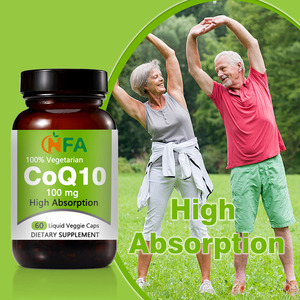 MOQ más bajo Coq10 Cápsulas 100% Vegan Keep Vascular Young Heart Health Suplemento 60 días Suministro de cápsulas COQ10 - Product Image 6