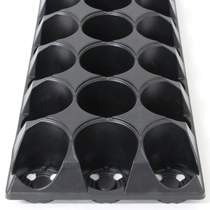 Offre Spéciale Noir 18 Pack Pots Plateau de <span class=keywords><strong>Navette</strong></span> Pour 90mm Pots de fleurs - Product Image 4