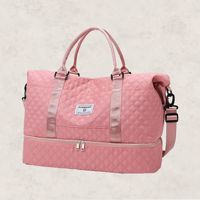 Sac de voyage haut de gamme transfrontalier avec séparation sec-humide, organisateur de voyage d'affaires, sac bandoulière sport unisexe grande capacité en tissu Oxford pour la gym