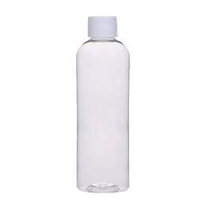 In stock: 150ml, <b>200ml</b>, 500ml transparent plastic <b>bottles</b> with caps for cosmetic lotions and emulsions (petal-sized). - Product Image 4
