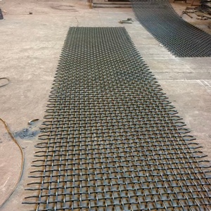 थोक कस्टम उच्च मैंगनीज 65mn स्टील वायर रेत से जुड़ी रेत खदान/क्रशर के लिए बुना हुआ स्क्रीन जाल - Product Image 2