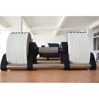 Équipement de fitness, haltères réglables multicolores de 20 kg, 32 kg, 40 kg