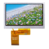 Écran LCD 4,3 pouces, luminosité 500, résolution 480*272, IPS, angle de vision complet, écran d'affichage d'instrument 4,3 pouces