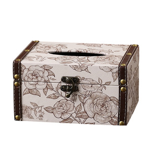 Boîte à mouchoirs Mystic Arts 4245E, rangement décoratif en bois pour la maison, le bureau ou le bureau à domicile - Product Image 5