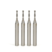 Fraise spirale TCT à 3 cannelures OEM/ODM, conception pour un retrait efficace des copeaux, pour l'usinage CNC du bois à grande vitesse