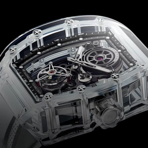 BG7001 Men's Tourbillon Automatic <b>Watch</b> Crystal Case Sapphire Luminous Top Brand Men's <b>Watch</b> with Rubber Strap - Product Image 3