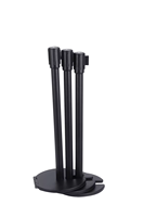 Support empilable personnalisable en métal de barrières de ceinture de Polonais de la file d'attente 12Kgs avec la base de forme d'U