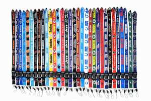 Cordino in poliestere stampato personalizzato promozionale 32 squadre di calcio NFLlanyard cinturino - Product Image 2