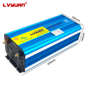 Convertisseur solaire LVYUAN <span class=keywords><strong>24</strong></span> volts CC 220 volts CA, onde sinusoïdale pure, convertisseur solaire 12V <span class=keywords><strong>4000</strong></span> watts, onde sinusoïdale pure - Product Image 5