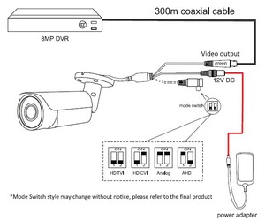 CE chứng nhận 8MP 4k Bullet HD ANALOG 4 trong 1 Varifocal ống kính ngoài trời an ninh máy ảnh <span class=keywords><strong>zoom</strong></span> tầm nhìn ban đêm HIK TVT <span class=keywords><strong>DVR</strong></span> hỗ trợ AOC - Product Image 5