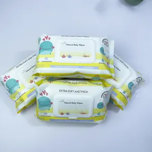 Lingettes d'usine OEM de bonne qualité pour bébé lingettes humides jetables non tissées lingettes pour bébé vente en gros