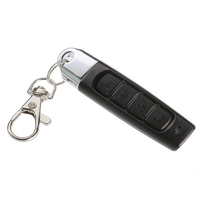 433mhz Wireless LED Mini Smart Key Duplicator Copy Code ABS Material 12V Remote Control Waterproof for Garages Cars Homes Gates