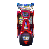 Simulateur de course automobile Cruisin Blast avec écran LCD de 42 pouces, machine de jeu d'arcade à pièces, simulation de course automobile