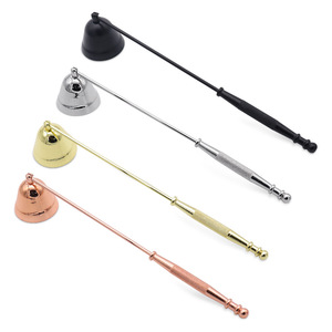 Candle Bell Extinguisher Stainless Steel Gold Chrome Rose Gold Black Home Decoration Durable - Product Image 1