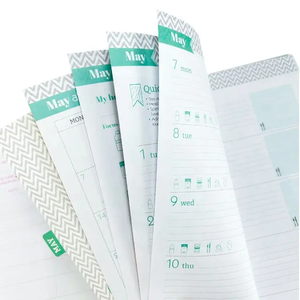 Protection en PVC personnalisée, couverture extérieure, <span class=keywords><strong>agenda</strong></span> mensuel 18 mois - Product Image 3