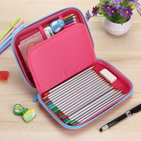 Étui de protection portable 3D en EVA personnalisé, étanche et antichoc pour stylos et crayons en cuir, idéal pour les enfants