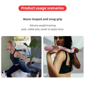 <span class=keywords><strong>Barre</strong></span> <span class=keywords><strong>EZ</strong></span> Curl pour l'entraînement des <span class=keywords><strong>biceps</strong></span> et des triceps, recouverte de caoutchouc noir - Product Image 3