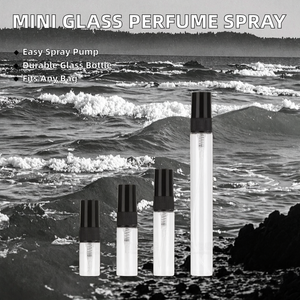 Mini Travel <b>Perfume</b> Atomizer <b>2ml</b> 3ml 5ml 10ml Thin Clear/Amber Glass <b>Perfume</b> Tester Vials <b>Sample</b> <b>Bottle</b> Hand Screen Printed - Product Image 2