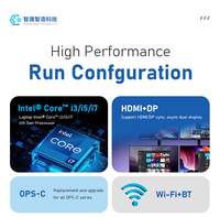 Ordinateur portable économique avec processeur Intel Core i3/i5/i7 4ème génération, Windows 7/10, Linux, 8 Go + 256 Go OPS Mini PC pour l'éducation