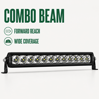 Barre lumineuse LED HSSH 20 30 40 50 pouces à une rangée pour VTT, UTV, voiture tout-terrain, accessoire d'éclairage