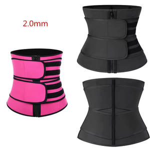 Faja Reductora de Cintura Ajustable de Neopreno Flexible para Deportes y Postparto, con Doble Cinturón y Protección con Cremallera - Product Image 6