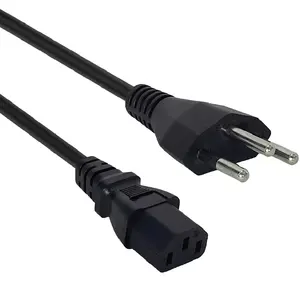 Zwitserse Netsnoer 0.5M 1.5M 2M 5M Switzerland Iec C13 Power Verlengkabel Voor Pc Computer Monitor 3d Printers Tv