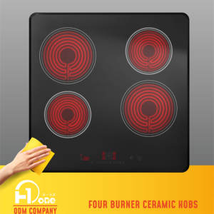 <span class=keywords><strong>Plaque</strong></span> de cuisson infrarouge OEM/ODM intégrée en <span class=keywords><strong>4</strong></span> zones, cuisinière en céramique 6000W 220V avec anneaux lumineux à commande tactile - Product Image 6