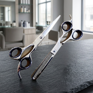 ASAP Professional 6-inch 60 NHC Stainless Steel <b>Long</b> <b>Handle</b> Hair Cutting Scissors Eco-Friendly High Quality Beauty Salon <b>Shears</b> - Product Image 5