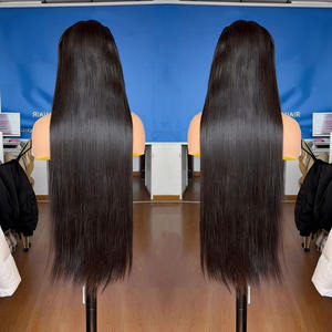 越南原发高清蕾丝假发批发 13x4 无胶直发自然色蕾丝假发，适合黑人女性 - Product Image 1