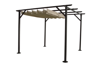 Gazebo à toit rigide Pergola à toit coulissant encadrée personnalisée Pergola d'extérieur - Product Image 2