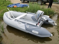 Bateau gonflable de 8.8 pieds en PVC et matériau hypalon de 1.2mm avec sol en aluminium-pour le sport de plein air à la dérive