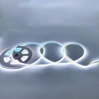 Bande LED COB en cuivre ultra-mince DLT de 3 mm, découpable, 12V/24V CC, 400 LED/m, haute densité, IRC 90, IP20, garantie 3 ans, pour aménagement paysager