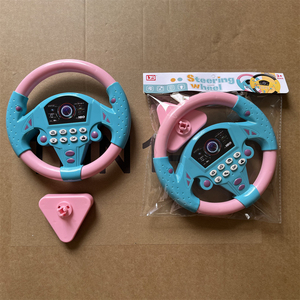 Gioco Educativo <span class=keywords><strong>per</strong></span> Bambini, <span class=keywords><strong>Volante</strong></span> in Plastica Multifunzione con Musica e Simulazione di Guida, <span class=keywords><strong>Giocattolo</strong></span> con Ventosa - Product Image 2