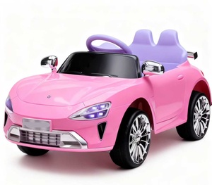 Детский электрический автомобиль-каталка из АБС-пластика, четырехколесный, для улицы, с автономным управлением, пультом ДУ, музыкой, светом, двойным сиденьем - Product Image 6