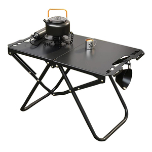Mesa plegable para acampar, mesa plegable ligera para exteriores, mesa táctica plegable con bolsa de transporte para acampar, Picnic - Product Image 1