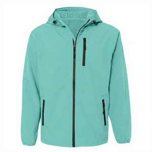 Wholesale Reflective Windbreaker Jacket Men Thin Quick Dry Outdoor Sports <b>Coat</b> Custom Cotton Shell Private Label Direct Supply - Product Image 2