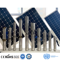 Pompes à eau Skycorp personnalisables avec moteur CC sans balais AC/DC de 3 et 4 pouces, 24V-220V, haute pression, avec impeller en acier inoxydable 304