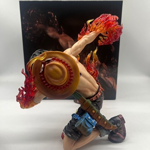 Figura de Colección de One Piece, Serie Resonance, PT Fire Emperor Ace, Estatua con Daños de Batalla, Modelo de Escritorio, Decoración, Venta al por Mayor - Product Image 4