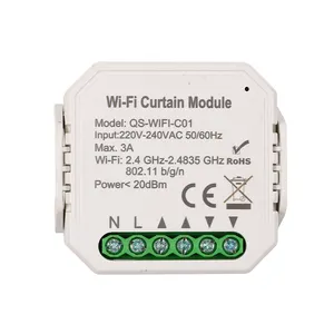 widely used UK EU standard smart home TUYA wifi Zigbee curtain blinds roller shutter switch module 3 years warranty