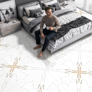 Galicha <b>Carpet</b> Look Porcelain Tiles 2x4ft Gloss Finish Decorative Floor Wall Collection for Modern Interiors - Product Image 6