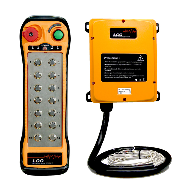 Hot Sale Highend Q1400 Wireless Radio Telecrane Industrial Remote Control for Truck Crane Industrial Remote Control