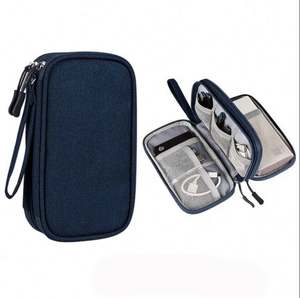 Sac Organisateur de Bureau Portable Multifonction Personnalisé, Organisateur Universel de Câbles pour Rangement Électronique, Idéal pour le Salon (Style Américain) - Product Image 1