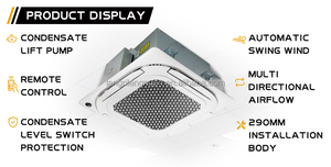 Unidad <span class=keywords><strong>de</strong></span> Ventiloconvector <span class=keywords><strong>de</strong></span> Techo <span class=keywords><strong>de</strong></span> 8 Vías, Refrigerada por Agua, para Interiores, para Locales Comerciales, Oficinas y Gimnasios - Product Image 5