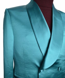 男性用ファッションスリムフィットブレザーとパンツ<span class=keywords><strong>2</strong></span> Pcピンストライプタキシード/Terno Masculinoウェディングプロムビジネスブレンド生地プラスサイズ - Product Image 3